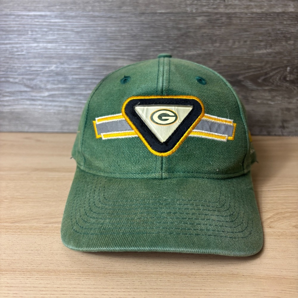 Vintage Green Bay Packers Hat Strap Back Green Sports Specialties NFL Football